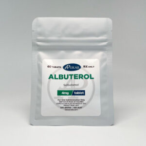 Albuterol 4mg (Salbutamol) 4mg/tab, 60tabs