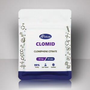 Clomid 50mg - Clomiphene (Anti-estrogen, PCT) 50mg/50tabs - Apoxar