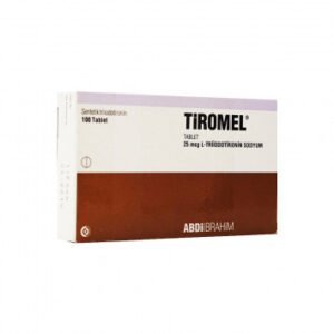 Tiromel 25mcg (T3) - Triiodothyronine 25mcg/25tabs - Pharmacy Grade