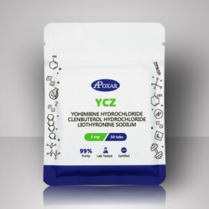 YCZ 3 mg (Yohimbine+Clen+T3) 3 mg Weight Loss Blend - Apoxar