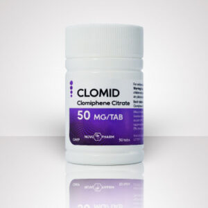 Clomid 50mg - Clomiphene (Anti-estrogen, PCT) 50mg/50tabs - NovoPharm